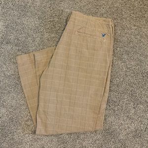 Men’s plaid AE dress pants